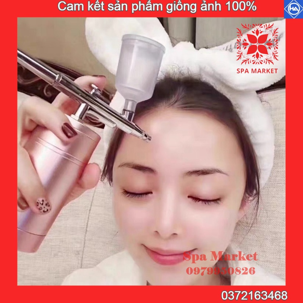 Máy phun oxi mini tích điện hàng chuẩn phun khỏe