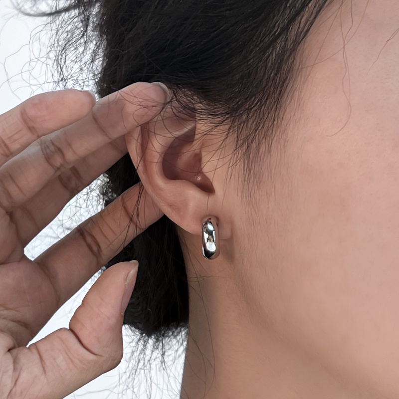 Khuyên Tai Tròn Đơn Giản Thời Trang Mùa Hè Cho Nữ