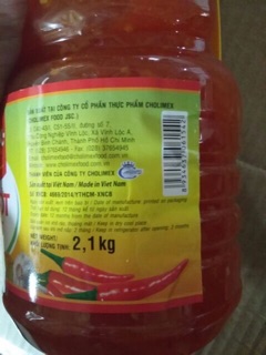 Tương ớt Cholimex chua ngọt 2.1kg