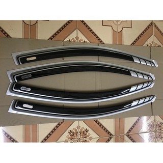 Bộ vè che mưa sơn theo xe ô tô toyota vios 2014 - 2017