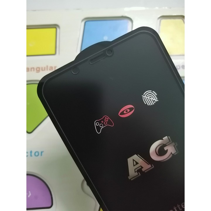 Kính Cường Lực AG Apple iPhone 11 Pro Max Full Màn Chống Vân Tay _ MÀU ĐEN