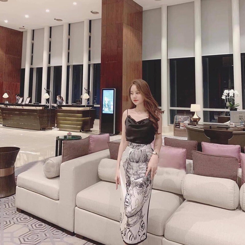 SET ÁO HAI DÂY REN CV IN TRÌU TƯỢNG | BigBuy360 - bigbuy360.vn