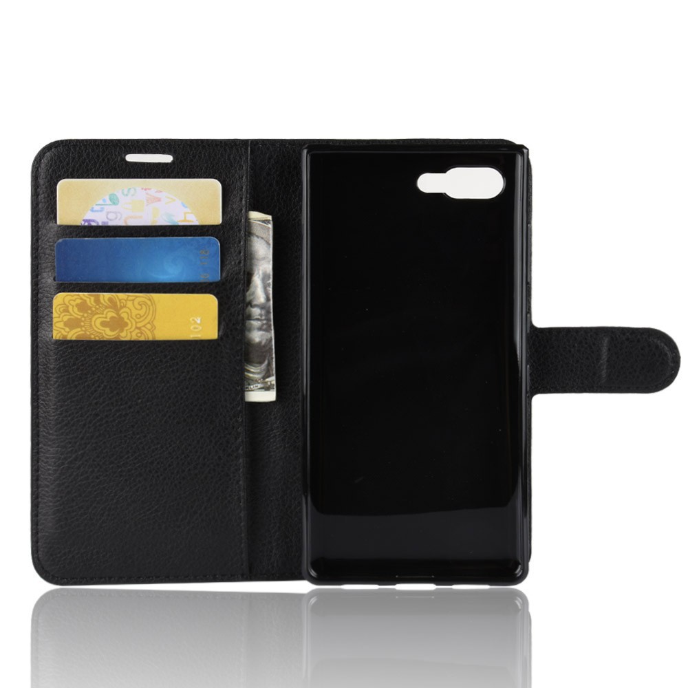 Bao da điện thoại dạng ví màu trơn cho BlackBerry Key 2 LE/Key2 Lite