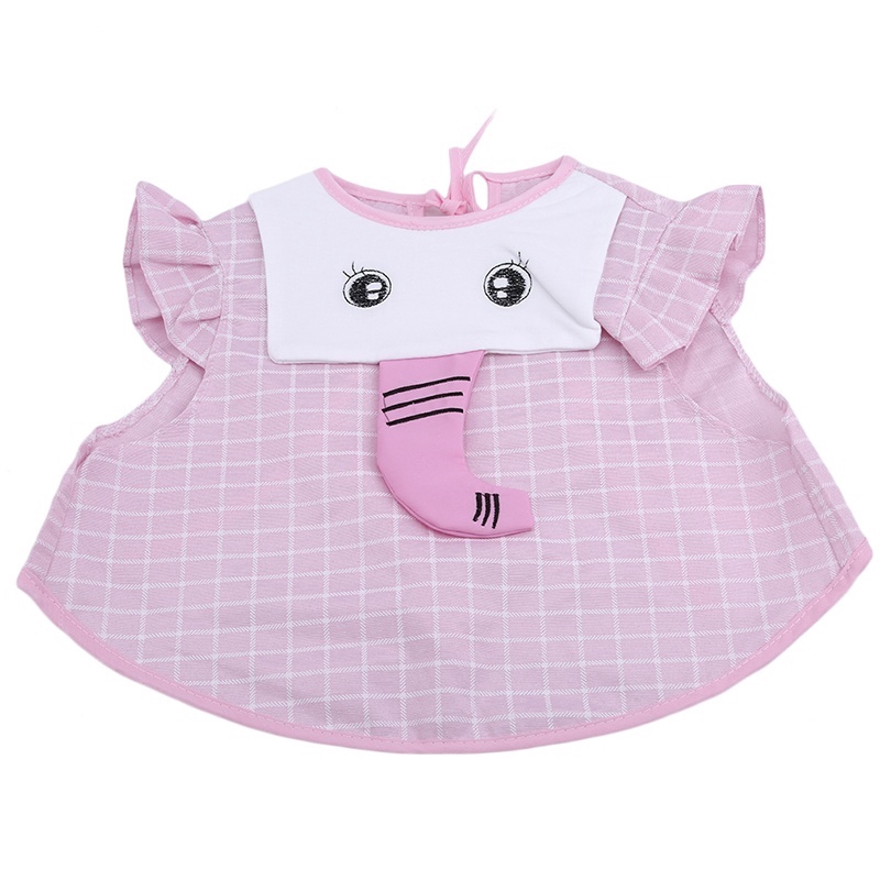 1 Yếm Ăn Cotton Chống Thấm Nước Cho Bé