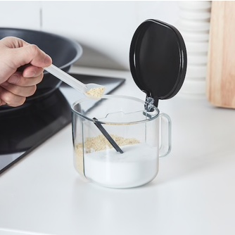 Hộp để gia vị 2 ngăn CELEBRERA IKEA chính hãng ( có sẵn)