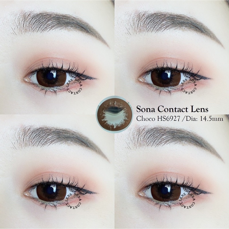 Lens Mắt Hàn Quốc SONA CHÍNH HÃNG đeo cực êm[CÓ CẬN]