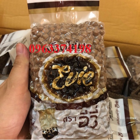 Trân Châu Đường Đen Caramen Thái Lan Evie 1kg/ gói - [Nguyên liệu trà sữa]