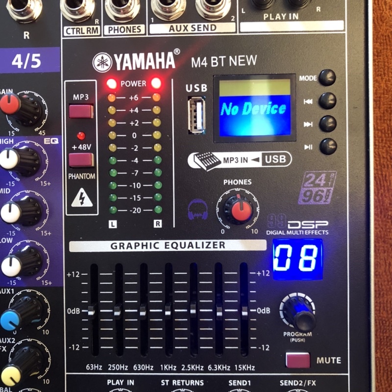 Mixer yamaha M4 bluetoth new dsp echo kết hợp equalizer