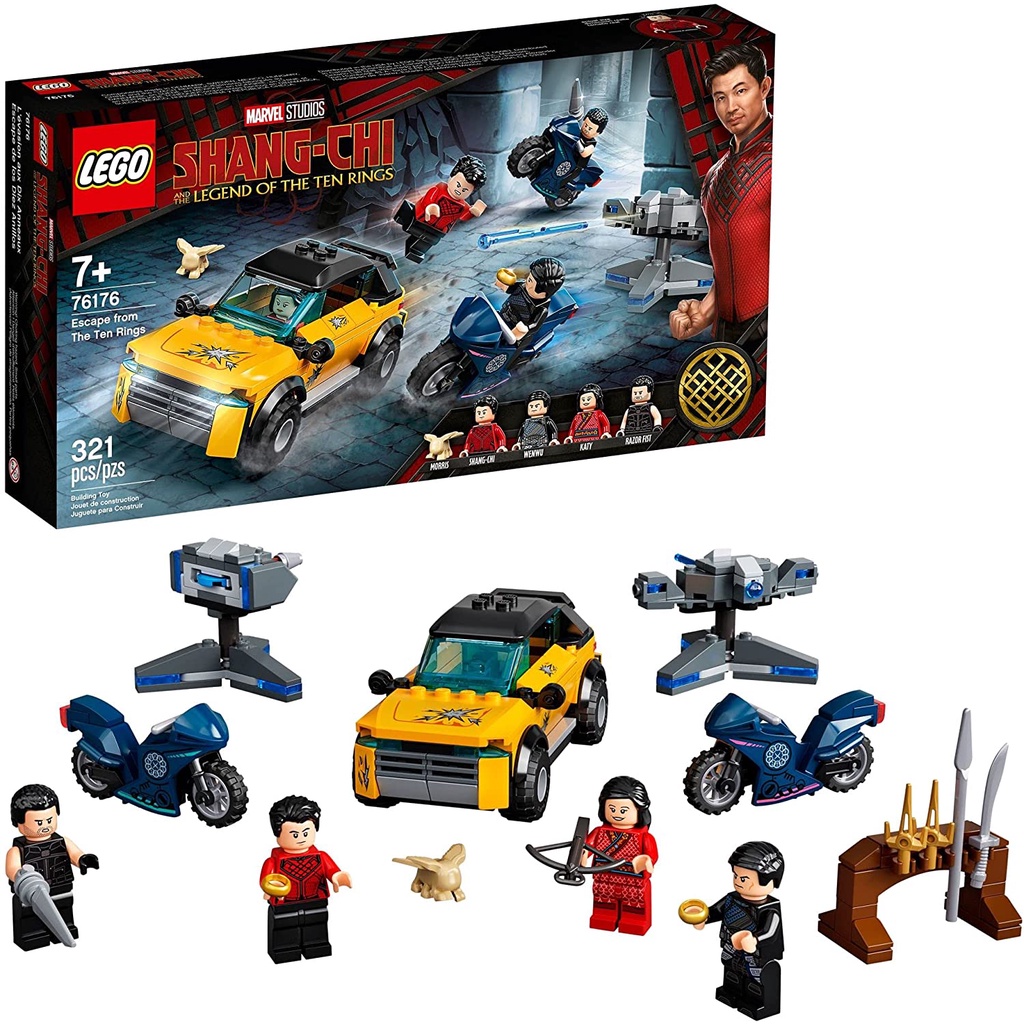 Lego 76176 Shang-Chi Escape from The Ten Rings - Chạy trốn hội Thập Luân