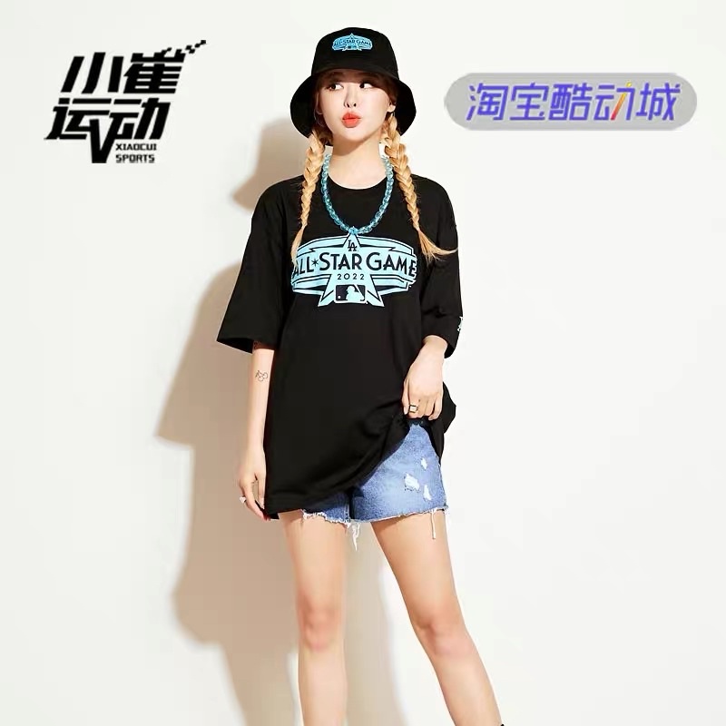 Áo thun tay lỡ form rộng nam nữ mlb chất thun cotton 4c mẫu mới siêu xinh