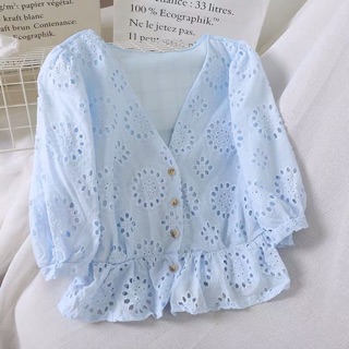 [ORDER] áo ren tay lỡ [ảnh thật ở cuối]