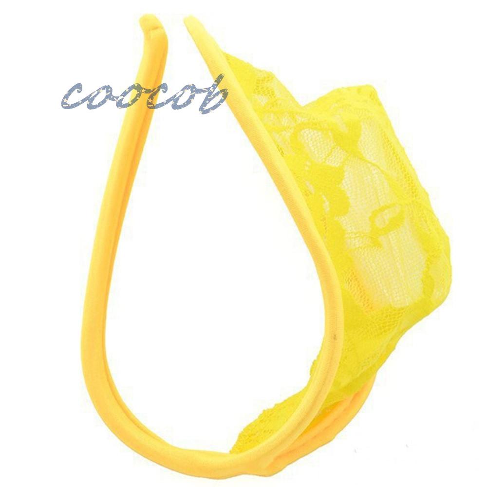 Quần lót dạng chữ C phối ren gợi cảm dành cho nam