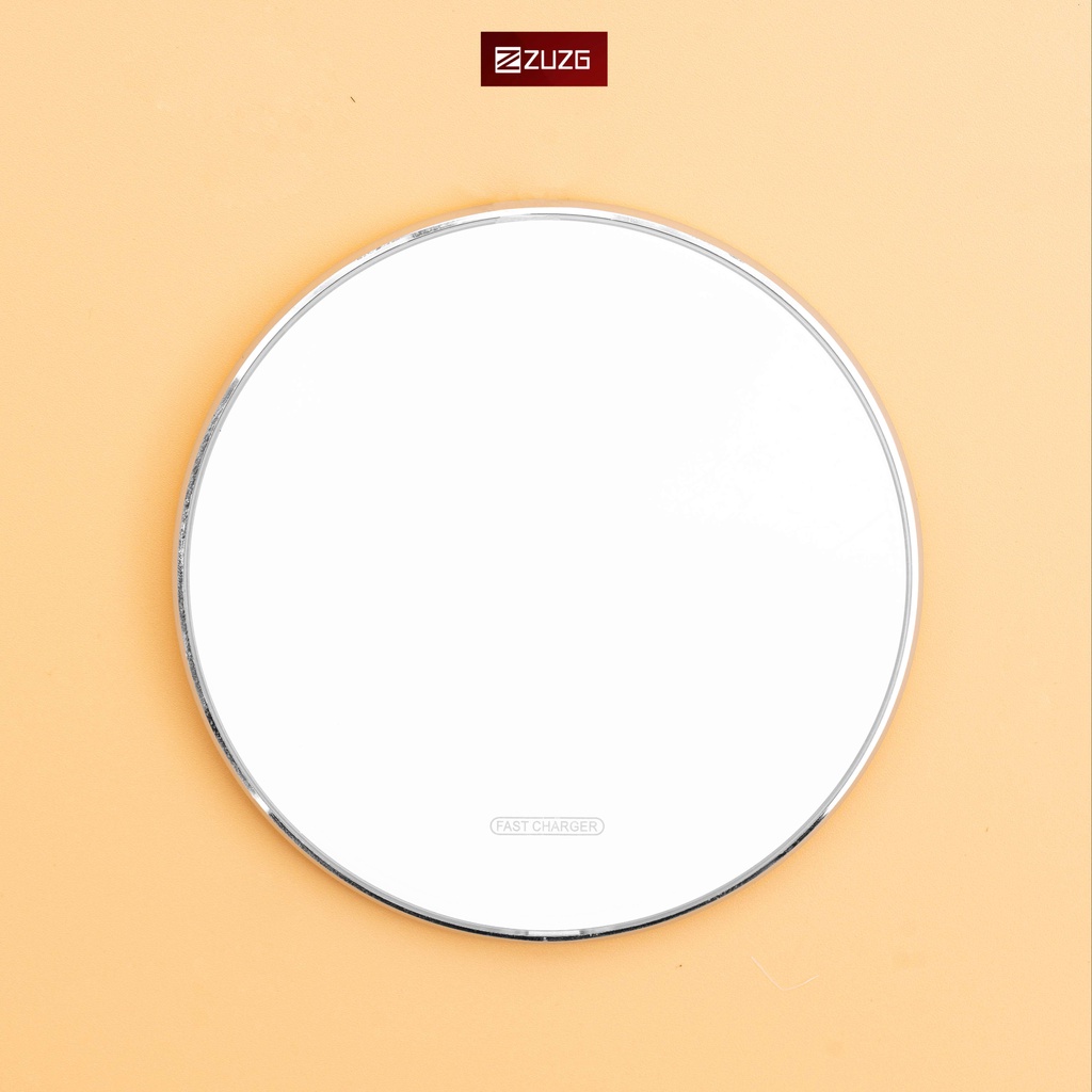 Sạc không dây công nghệ QI 10w tích hợp đèn led - Hàng chính hãng ZUZG - A1
