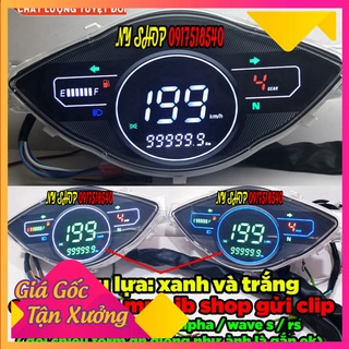 ĐỒNG HỒ ĐIỆN TỬ FULL LCD WAVE ALPHA , WAVE RS, WAVE 100, WAVE 110 , WAVE S (Ảnh Sp thật)