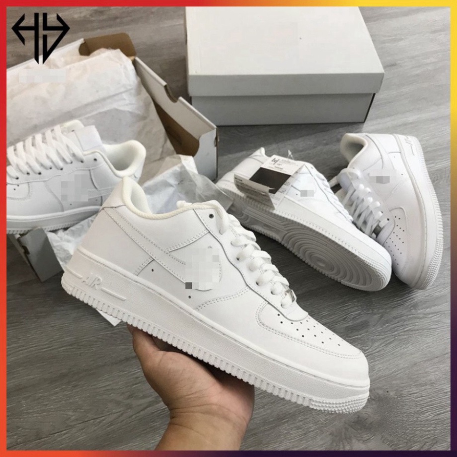 Giày Thể Thao Nam Nữ - Giày Nike Air Force 1 AF1 Trắng Cổ Thấp Full Box Bill T11