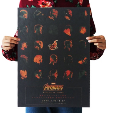 Poster Giấy kraft Marvel Trang Trí Nội Thất/Nhà Ở An Toàn