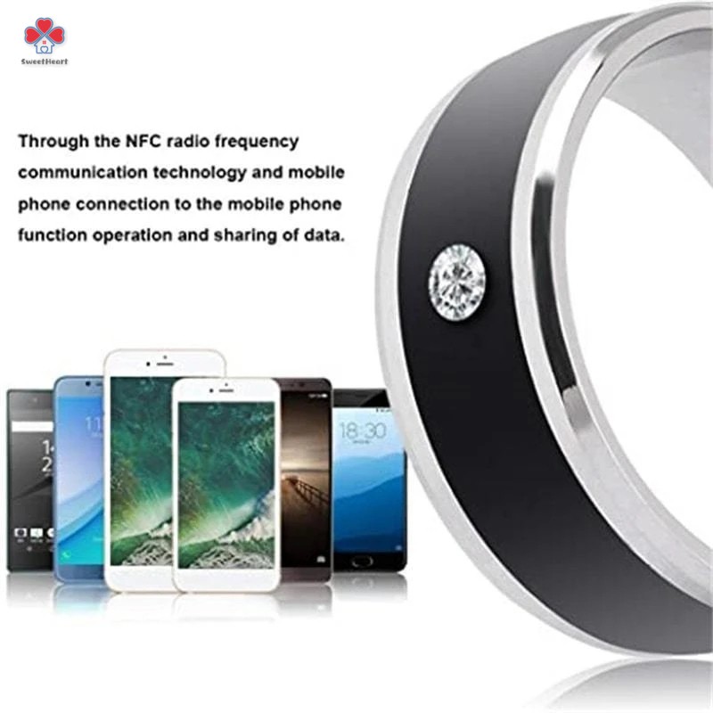 Nhẫn Thông Minh Nfc Chống Nước Cho Cặp Đôi 6-13