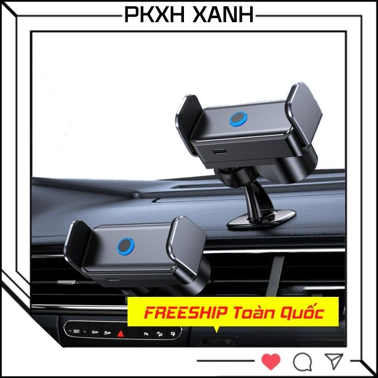 Giá Đỡ Điện Thoại Trên Ô Tô Thông Minh Tự Động Cảm Biến Cửa Gió Trên Xe Hơi, Bảng Đồng Hồ Hợp Kim Nhôm + ABS Cao Cấp