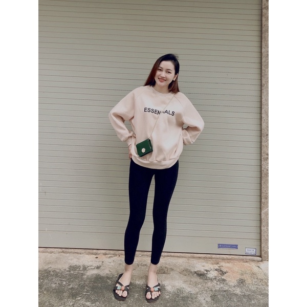 Quần legging Muji túi giấy, Quần legging cạp cao, co giãn Cực Tốt - Hàng Xuất Xịn FINANCY mã Q08