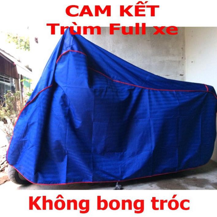 Áo Bạt Phủ Trùm Xe Máy KAW Vải Dù Phủ PU Không Bong Tróc, Chống Thấm, Chống Mưa Nắng, Bụi Bẩn Tuyệt Đối
