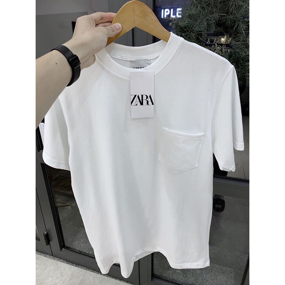 Áo thun ngắn tay ZARA [Chất Organic Cotton cao cấp ] áo phông nam nữ ZARA trơn hàng xuất khẩu chất lượng cao