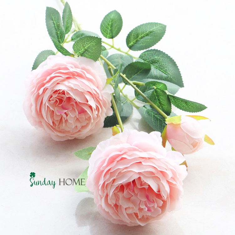 Hoa giả, hoa hồng lụa cao cấp