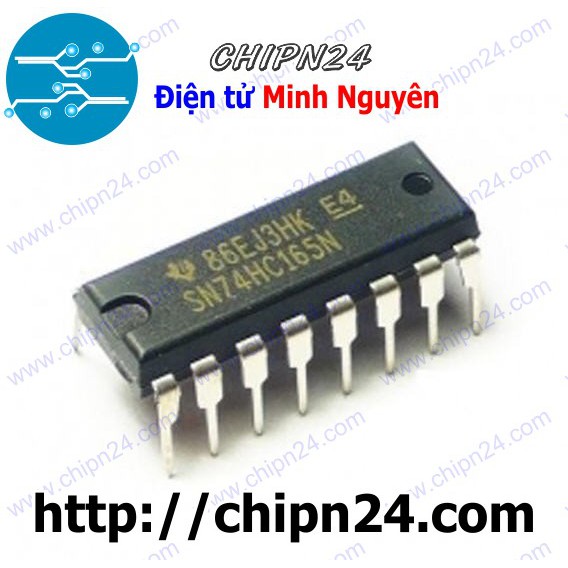 [3 CON] IC 74HC165 DIP-16 (74HC165N SN74HC165N 74165)