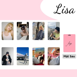 SET 8 CARD BLACKPINK 4 THÀNH VIÊN (Ép+bo góc)