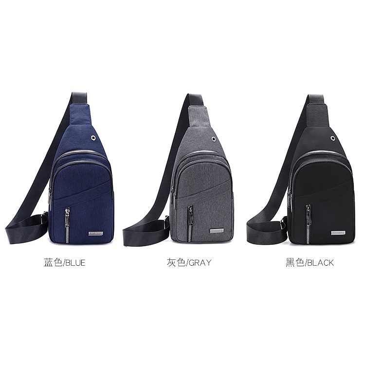Túi đeo trước ngực thời trang năng động tùy chọn màu sắc cho nam