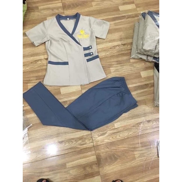 Đồng Phục Spa, Thẩm Mỹ Viện Chất Cotton Lạnh