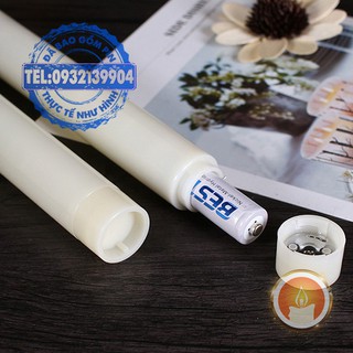 Nến cây điện tử tim lắc [LẮP SẴN PIN]