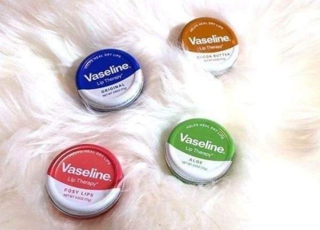 Vaseline dưỡng môi hộp thiếc