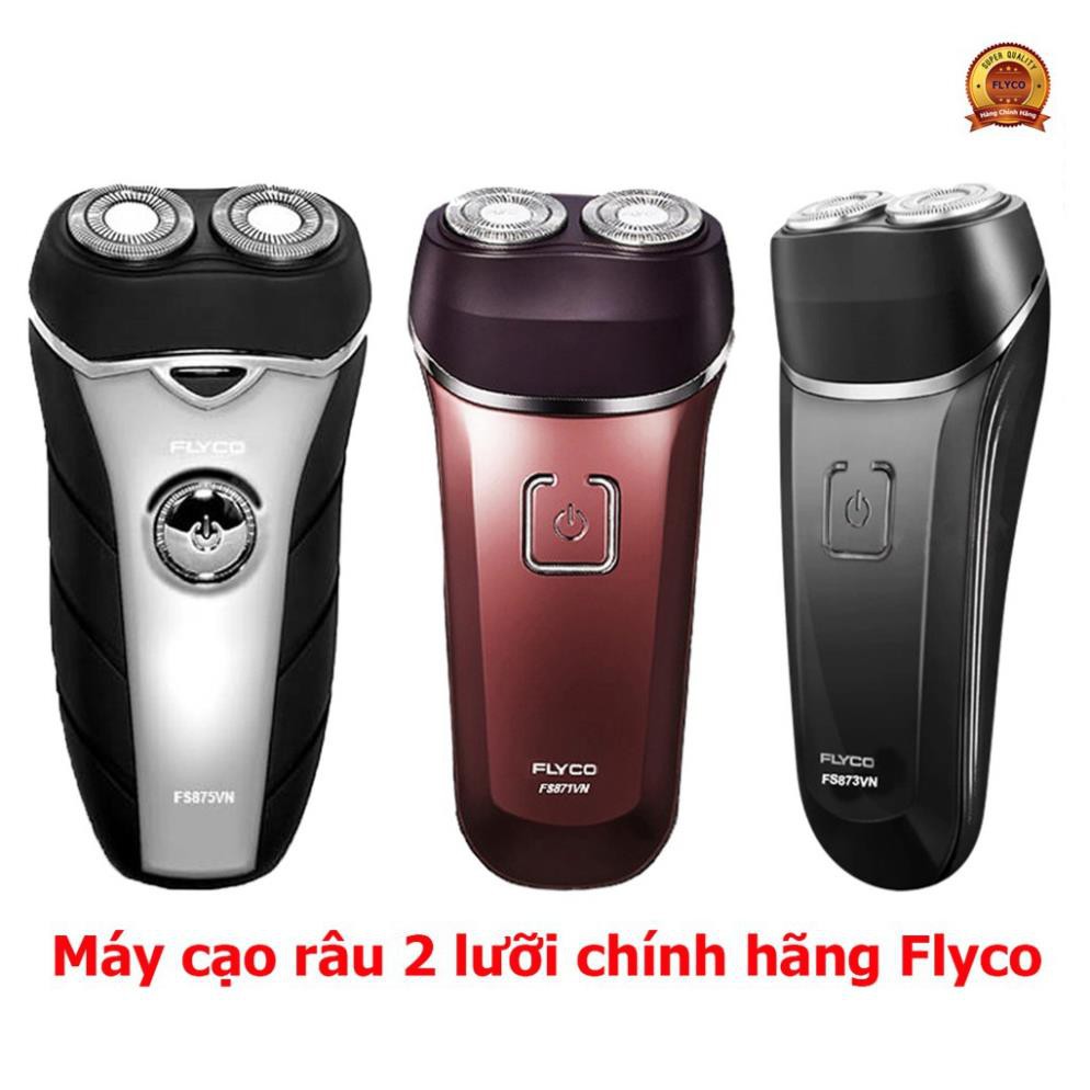 Máy cạo râu điện 2 lưỡi Flyco FS871VN / FS873VN / FS875VN