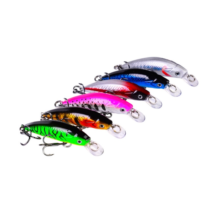 Mồi Câu Lure Cá Gỉa Minnow Dài 6cm nặng  6m _ Mồi Câu Cá Lóc _ Lure _ 11