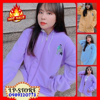 ÁO HOODIE - ÁO KHOÁC NỈ NGOẠI DÂY KÉO HD002 ( 3 MÀU )