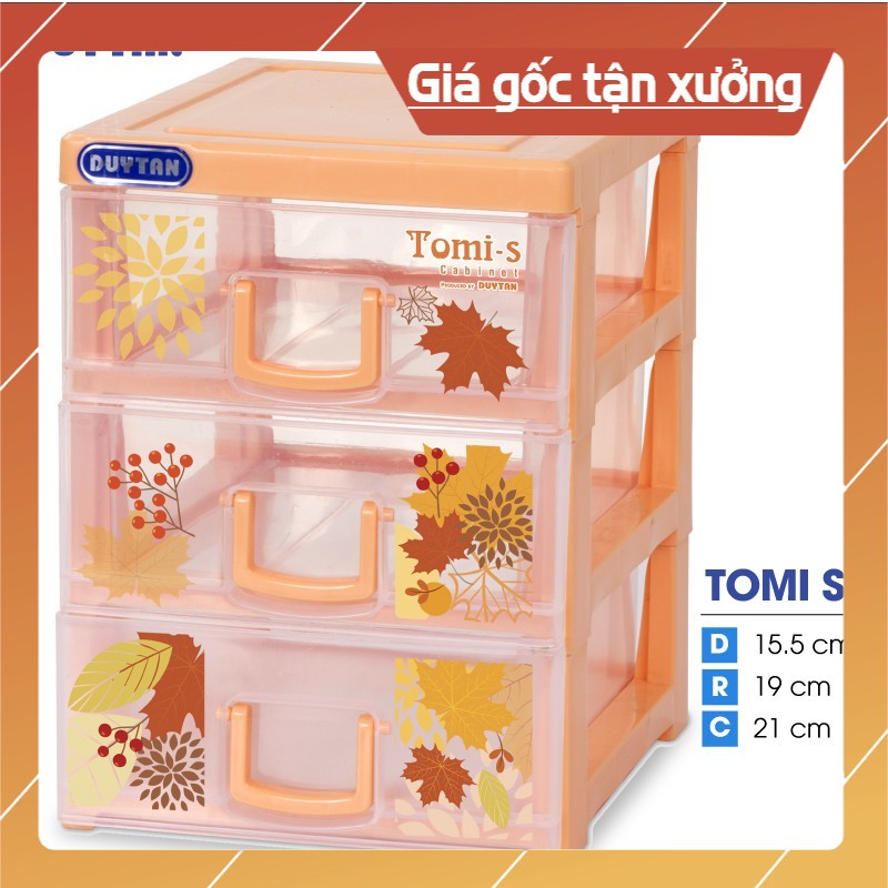 Tủ nhựa Duy Tân Tomi S - 3 ngăn - Nhiều màu