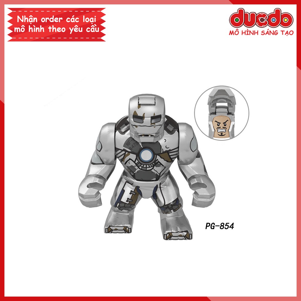 Bigfig nhân vật siêu anh hùng trong End Game - Đồ chơi Lắp ghép Xếp hình Mini Minifigures Iron Man Big Fig Pogo PG 8262