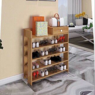 Kệ để giày chất liệu gỗ 5 tầng siêu đẹp