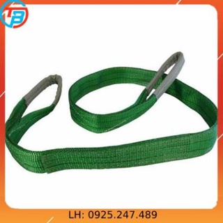 Dây cáp bẹ cẩu hàng 2 tấn dài 1,2,3,4,5,6,8,10 mét - bản rộng 50mm cáp thép giá sỉ thái bình vina