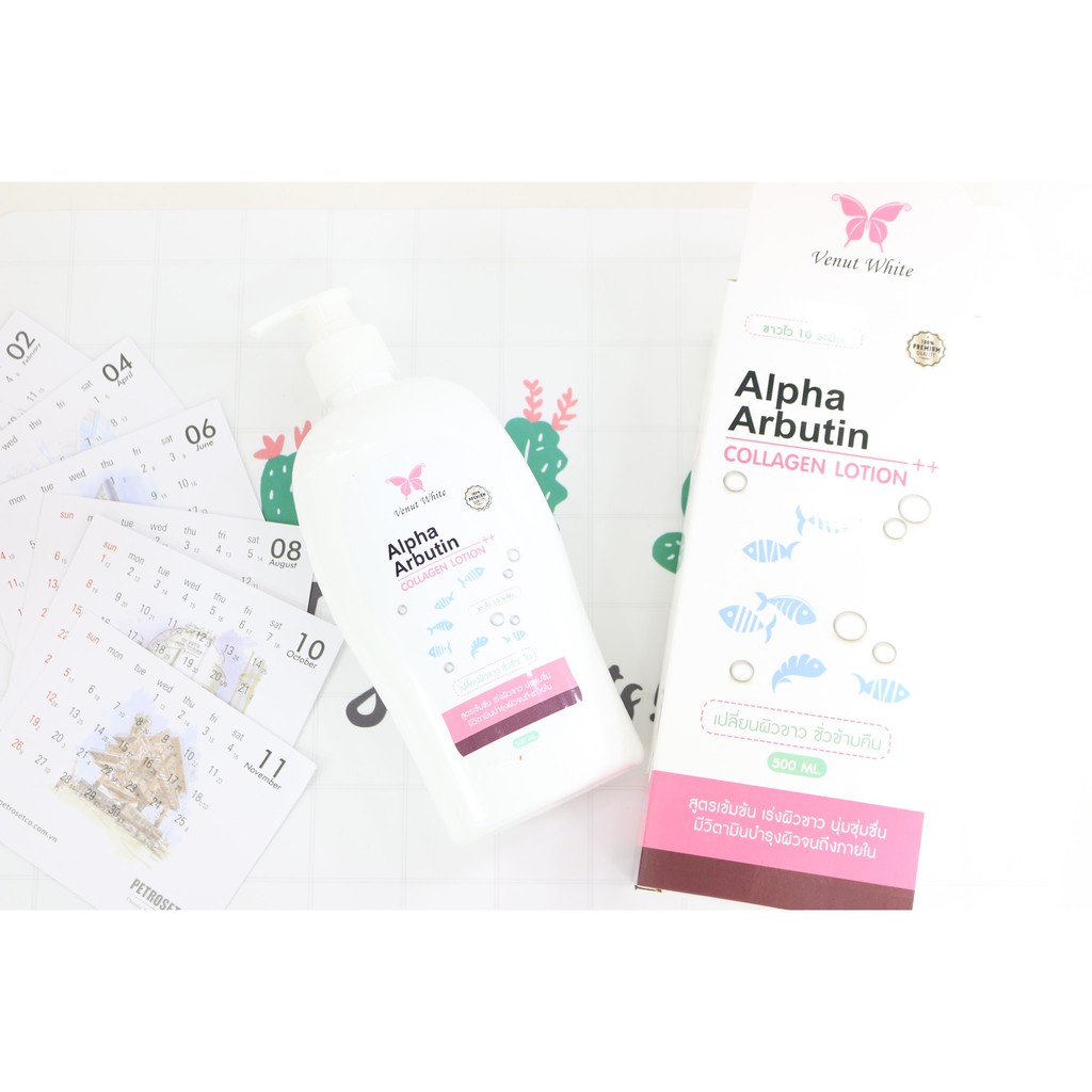 Chai Dưỡng thể Alpha Arbutin Collagen Lotion