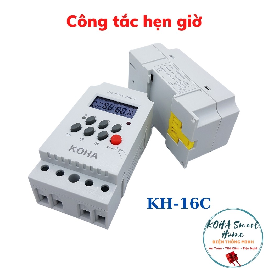 Công tắc hẹn giờ điện tử KH-16C, Timer hẹn giờ KOHA Smart House