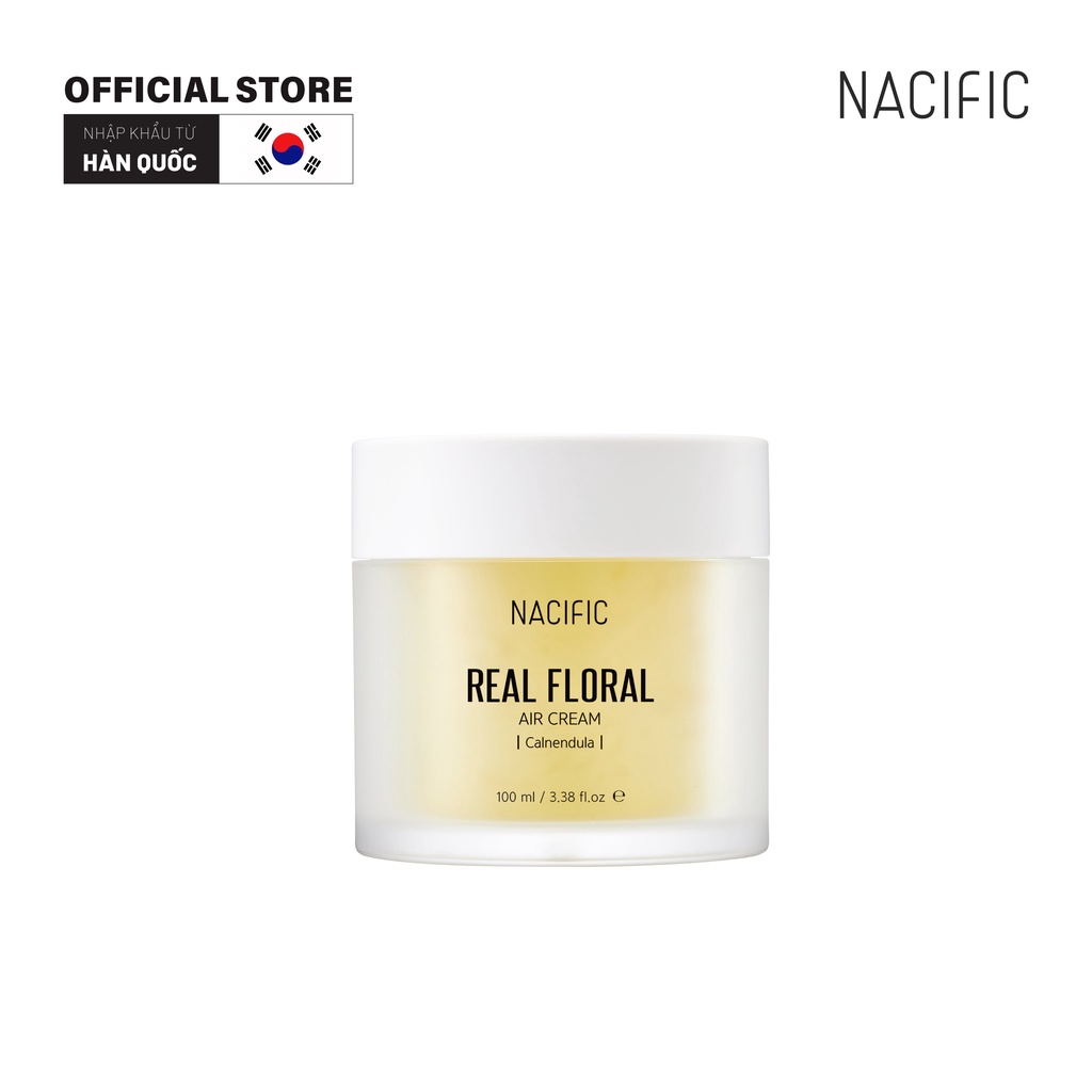 Kem dưỡng ẩm làm sáng da Nacific Real Floral Air Cream Calendula 100ml