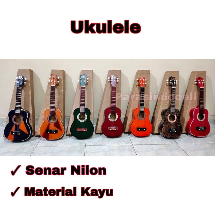 Đàn Ukulele Gỗ Đồ Chơi Cho Bé