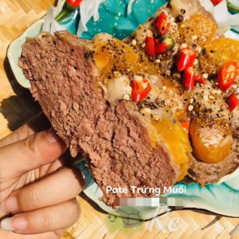 PATE TRỨNG MUỐI NGUYÊN QUẢ 500gr
