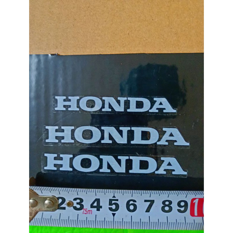Bộ tem chữ Hondaa màu trắng