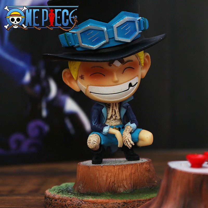 Mô hình chibi luffy, sabo, ace bị thương ( one piece )