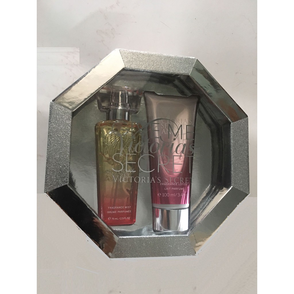 Sets Fragrance mist 75ml+Fragrance lotion 100ml-Bộ xịt toàn thân và sữa dưỡng thể hương nước hoa VS Angel