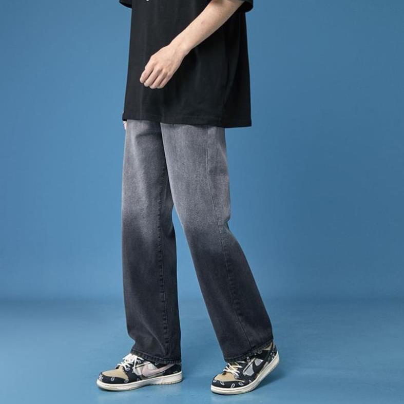 Quần jean nam clowdy.store phong cách hàn quốc-Ống Suông Unisex hàng chất lượng cao ,Q11
