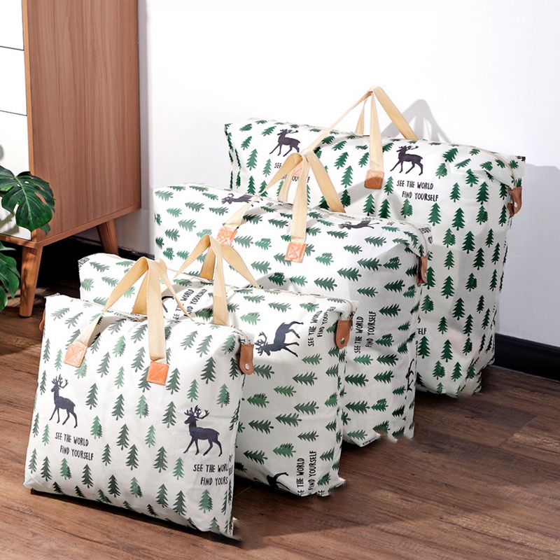Túi Đựng Chăn Mền Cỡ Lớn Chống Thấm Nước/Ẩm In Họa Tiết Xinh Xắn