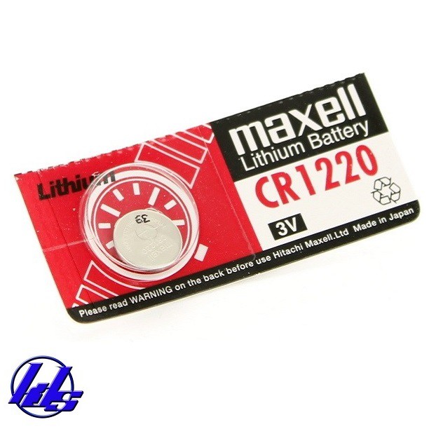 Pin CR1220 Maxell lithium 3V - Vỉ 1 viên